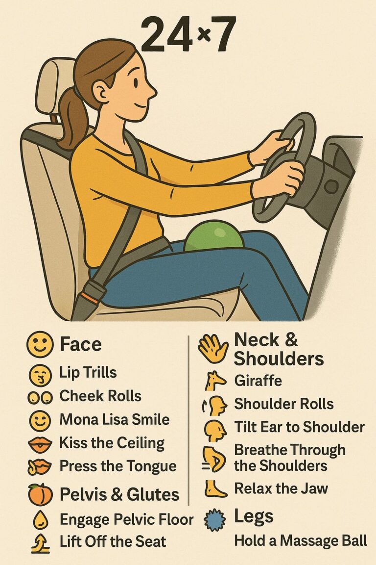 Упражнения за рулем